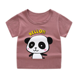 Children's short sleeve t-shirt cotton t-shirts boy kid boys and girls tops shirts children's T-shirt summer - Too3Xclussiv3