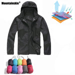 New Men's Quick Dry Skin Jackets Coats Ultra-Light Casual Windbreaker Waterproof Windproof Brand Clothing SEA211 - Too3Xclussiv3