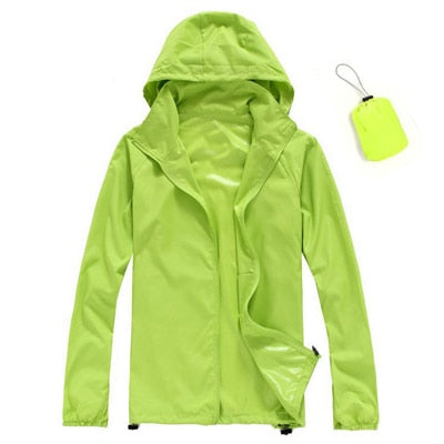 New Men's Quick Dry Skin Jackets Coats Ultra-Light Casual Windbreaker Waterproof Windproof Brand Clothing SEA211 - Too3Xclussiv3