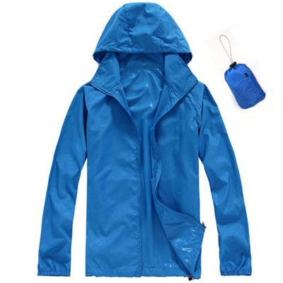 New Men's Quick Dry Skin Jackets Coats Ultra-Light Casual Windbreaker Waterproof Windproof Brand Clothing SEA211 - Too3Xclussiv3