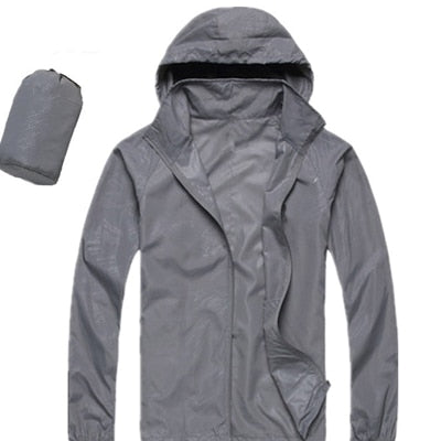 New Men's Quick Dry Skin Jackets Coats Ultra-Light Casual Windbreaker Waterproof Windproof Brand Clothing SEA211 - Too3Xclussiv3