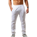 2019 Men Cotton and Linen Trousers Linho - Too3Xclussiv3