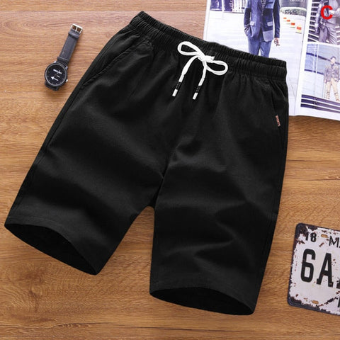 2020 Summer Men's shorts Casual Loose Cropped Trousers Sports Shorts Loose Knit Straight Casual Pants Cotton Short Pants New 4XL - Too3Xclussiv3