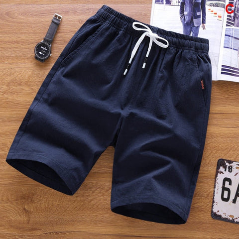 2020 Summer Men's shorts Casual Loose Cropped Trousers Sports Shorts Loose Knit Straight Casual Pants Cotton Short Pants New 4XL - Too3Xclussiv3