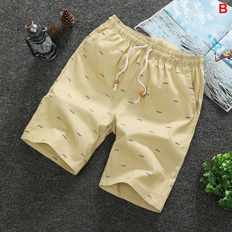 2020 Summer Men's shorts Casual Loose Cropped Trousers Sports Shorts Loose Knit Straight Casual Pants Cotton Short Pants New 4XL - Too3Xclussiv3