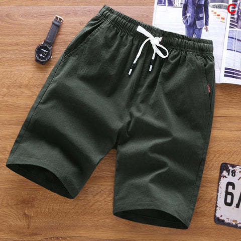 2020 Summer Men's shorts Casual Loose Cropped Trousers Sports Shorts Loose Knit Straight Casual Pants Cotton Short Pants New 4XL - Too3Xclussiv3