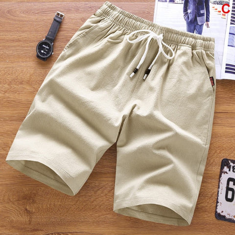 2020 Summer Men's shorts Casual Loose Cropped Trousers Sports Shorts Loose Knit Straight Casual Pants Cotton Short Pants New 4XL - Too3Xclussiv3