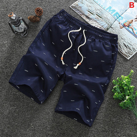 2020 Summer Men's shorts Casual Loose Cropped Trousers Sports Shorts Loose Knit Straight Casual Pants Cotton Short Pants New 4XL - Too3Xclussiv3