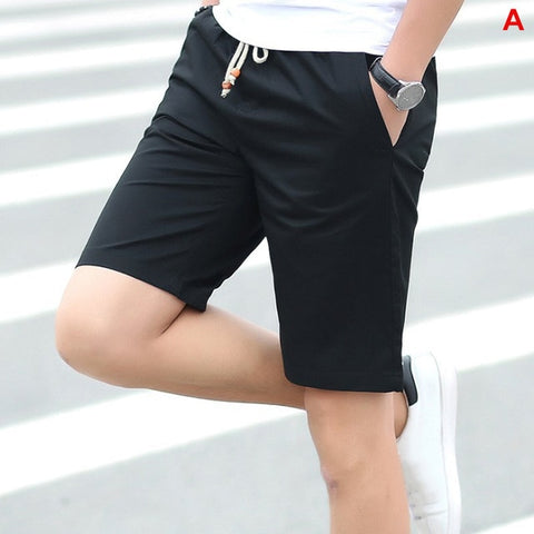 2020 Summer Men's shorts Casual Loose Cropped Trousers Sports Shorts Loose Knit Straight Casual Pants Cotton Short Pants New 4XL - Too3Xclussiv3