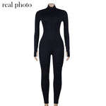 Workout Active Wear Ribbed Rompers Female Jumpsuit - Too3Xclussiv3