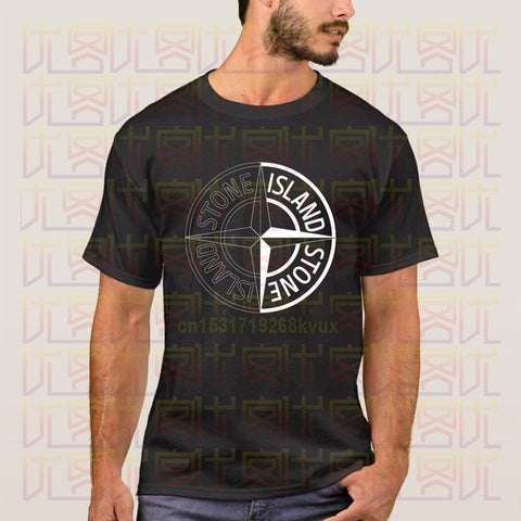 Stone 2020 New Summer Print Black T-Shirt Clothes Popular Shirt Cotton Tees Amazing Short Sleeve Unique for Men Island Tops - Too3Xclussiv3