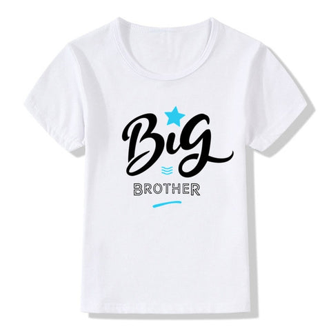 Big Sister/Brother Loading Print Funny Kids Girls Boys T Shirt Children Summer T-shirt Toddler Baby Casual Short Sleeve Tees - Too3Xclussiv3